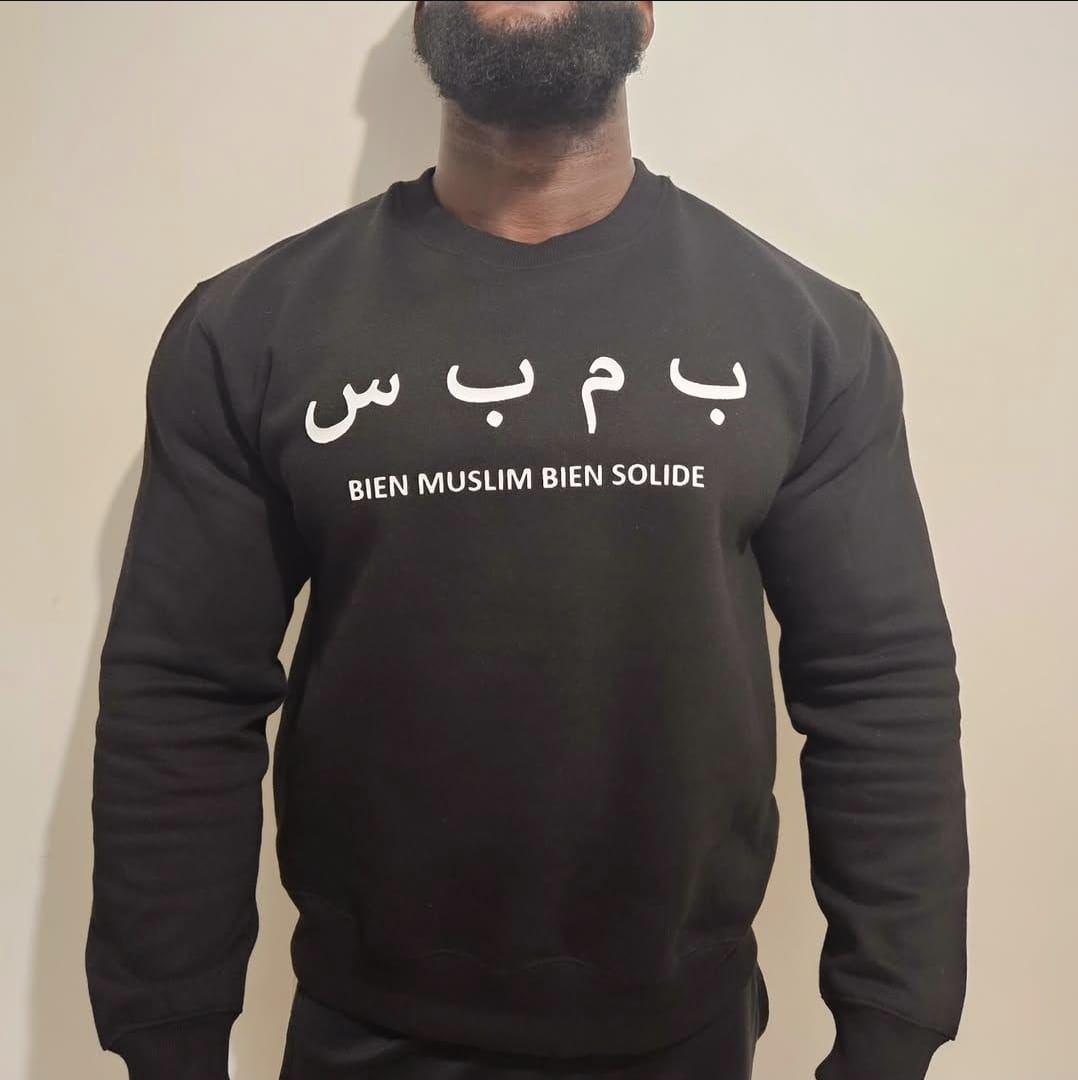 Pull Noir Sans Capuche